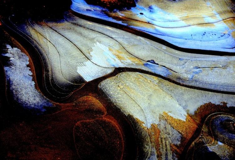 Une simple flaque d'eau glacée était d'une beauté à vous couper le souffle.
